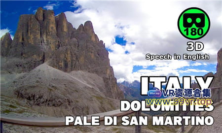 180°全景VR视频：圣马丁山帕莱迪斯普拉迪达利避难所徒步之旅 超清8K 0428-05